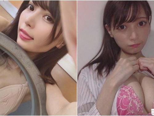 炸奶啦！甜美巨乳妹「乳壓玻璃」畫面太壯觀，隨手一擠都是滿滿奶香！