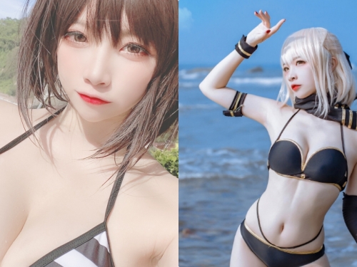 正妹Nisa「鐵粉福利是大胸視角」，雪白大美乳要溢出來了！