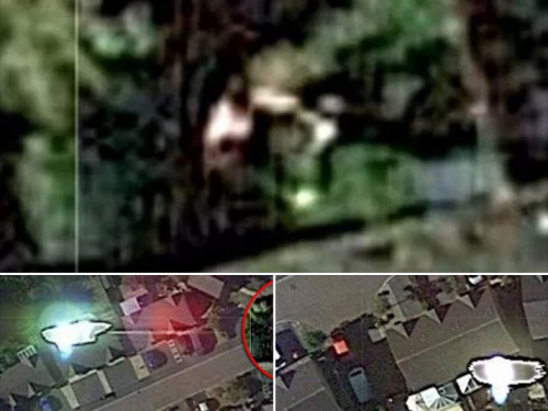 UFO獵人聲稱：他在被ET綁架而發生爭鬥時被Google衛星拍到！