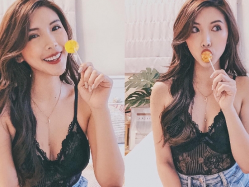 吃糖還能耍性感！「Chloe Hsu」極品身材超美挺，火辣美照一定要誓死追隨！