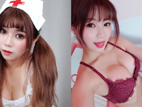 火辣模特兒「佩兒Yumiko」無辜大眼甜笑超嫵媚，傲人上圍讓人一看下面再也受不了！