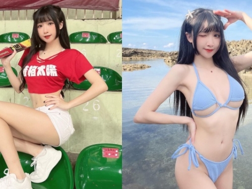 狠角色！「葳格太陽啦啦隊正妹」墾丁辣曬比基尼！「南半球」不藏了