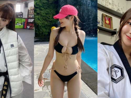 真的很會藏！跆拳道「黑帶正妹」道袍底下藏著傲人兇器！