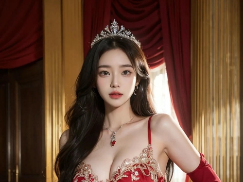 ★Patreon★ AI_Kaori - Beautiful Woman Wearing Tiara, Stylish Portrait - Part 2