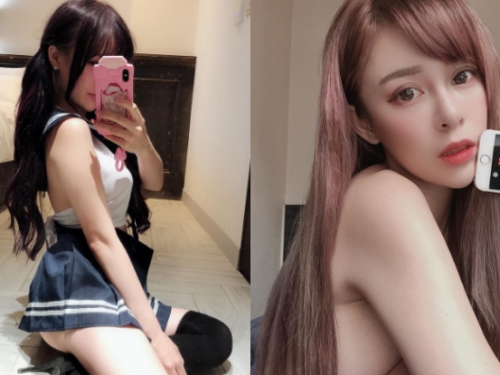 性感甜姊兒「徐皮兒Pipi Hsu」水汪大眼吐舌無辜萌翻，送上美大雪乳特寫誠意超級夠！