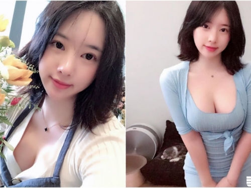 「大奶花藝老師」上圍太豐滿！上她的課好難專心！白嫩美乳不彎腰都快炸出來！