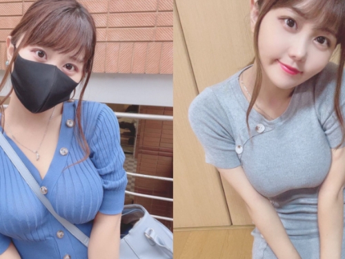 TikTok知名網紅「なな茶」爬樓梯抖奶影片吸引四百多萬觀看次數