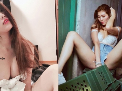 又有新桌布可以換了！E 杯辣模「妮莎」爆乳尬翹臀...大曬各種「自摸、開腿」邪惡視角