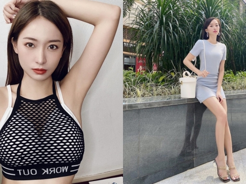 虎牙小姐姐！Jazmin「洞洞裝好邪惡」，若隱若現的深溝好引遐想！