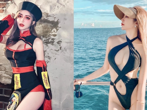性感美甲師「天燈妹」化身火辣小殭屍　網友：吸我的血吧！