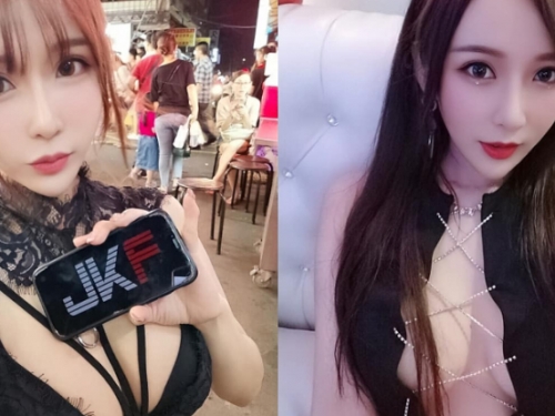 巨乳女神「Gilana 邱默默」超猛戰服中路大開　一半奶球都暴露出來