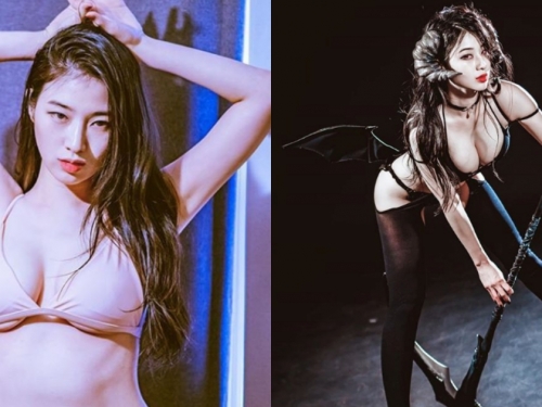 韓國「巨乳小惡魔」偷心也偷精！ig裡就沒有一張衣服有好好穿著的照片～