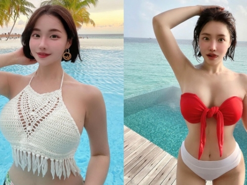 這才是男生心中的「微肉天菜」！短髮網美「豐滿上身」讓人戀愛