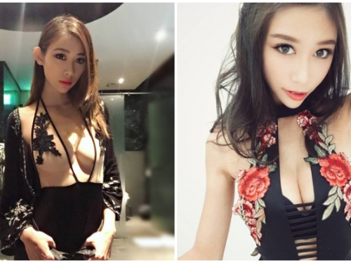 讓姊教你跑趴怎麼穿！「美乳正妹」超狂深V薄紗，一出場就讓男人失血過多！