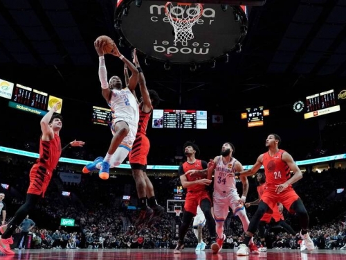 NBA》SGA轟35分一數據領先群雄 雷霆終結拓荒者4連勝