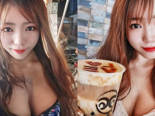 正妹張瑜「墾丁大街誘惑自拍」，超渾圓奶量太驚人了！