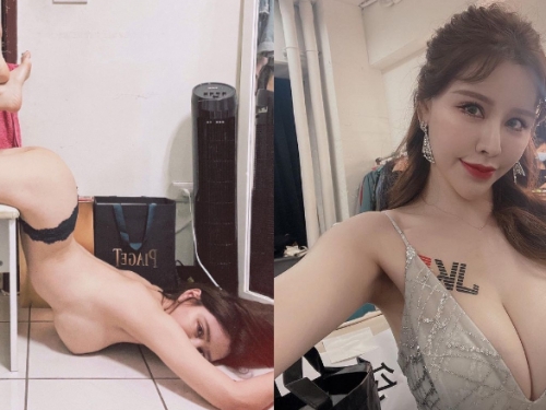 這我服！勾勾獻上最火辣「漫畫腰」挑戰　巨乳直接貼地啦！