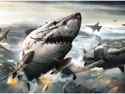開大絕？《天空鯊：納粹終極武器》改造鯊魚、往天上飛　秘密武器竟成德軍最強助手！