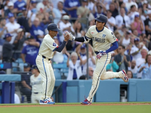 MLB》絕讚轟出雙響砲的大谷翔平！ 道奇主帥沒注意到全壘打荒