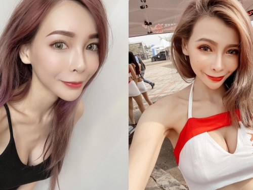 美豔E奶正妹「鄭琦」示範性感穿搭，「豐滿的事業線」讓人越看越熱！