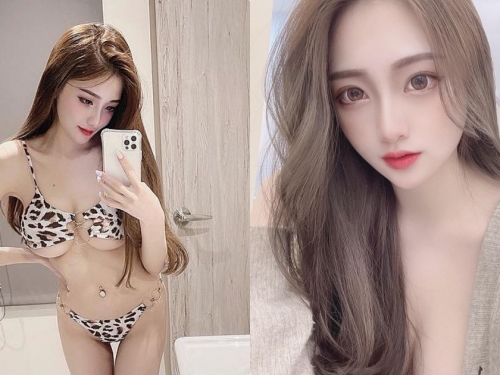 豹紋美人「雨停」展現火辣南半球，「誘惑的胸型」好邪惡呀！