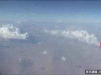 圓碟形UFO高速飛過伊朗上空