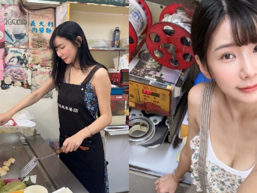 早餐店正妹CEO站煎台　用美貌為每個上班族加油打氣！