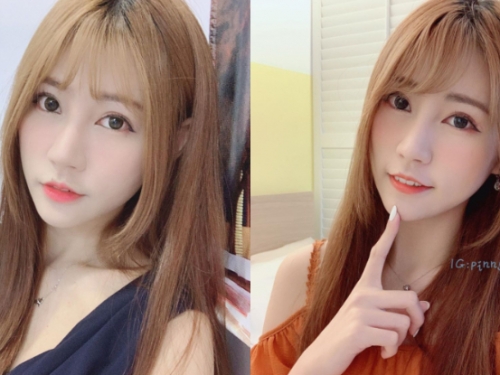 想一起勇闖中路！萌甜實況主「品諭Pinny」大眼甜笑超靦腆，白嫩美體讓男粉躁動不停！