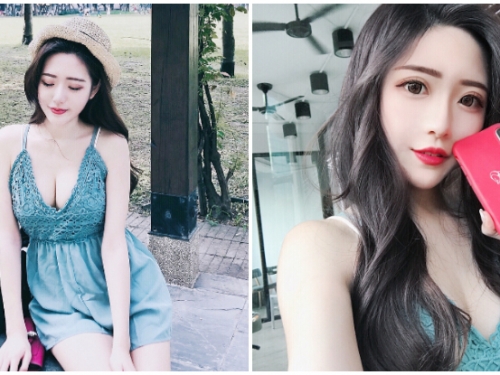 美到逆天！超高顏值「巨乳正妹」街邊展露完美身材，美乳美腿小蠻腰一應具全！