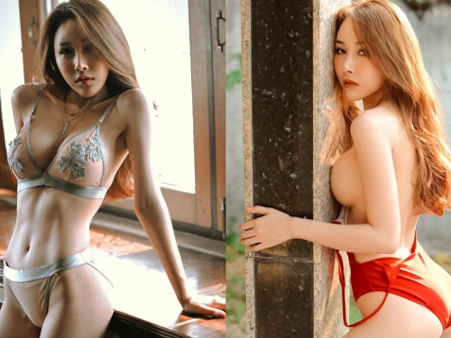 泰國大尺女神「雨佳」辣曬邪惡曲線　極不科學「巨乳纖腰」讓人移不開目光