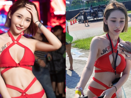 台版明日花出現S2O現場！「Cassie龔映璇」開胸衣火辣爆乳征服全場