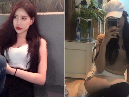 隱乳正妹低胸背心「美乳」若隱若現，飽滿「小饅頭」看起來格外可口！