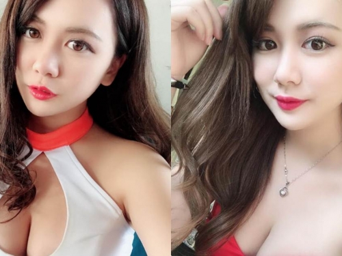 辣模「Gogo狗狗」E奶美乳太兇爆，挖空裝「事業線好挑逗」！