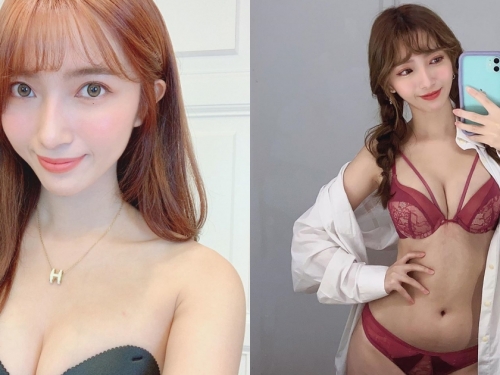 台灣正妹內衣麻豆「牛牛」，氣質出眾身材好！「白皙飽滿」弧度果然適合秀內衣！
