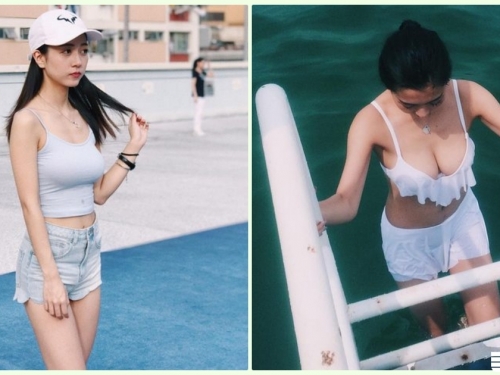 跪求！神猛爆奶妹「豪乳深溝」畫面太銷魂！超可愛「美乳福利」引網友瘋傳…