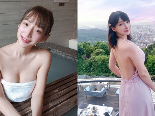 白皙正妹「愛吃鬼Hani」性感泡湯！雪白肉肉呼之欲出，一定吃很多營養！