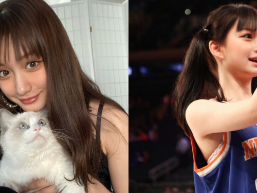 大眼美少女susan看nba被導播看中，空靈清純「混血感美貌」看一眼就難以忘懷！