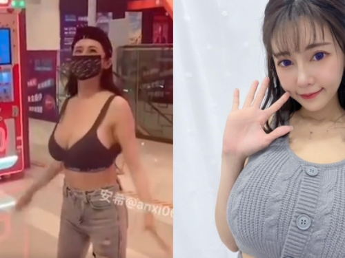 巨乳甜心「安希Anxi」爆乳抓棒子：我不貪心我只要一根！