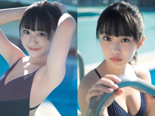 美少女偶像「阿部夢梨」18歲稚嫩肉體洋溢青春活力　還是看不出來「隱乳系」