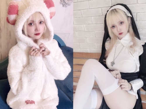 不可以色色！正妹Coser穿上高衩修女服　火辣身材讓人遊走理智斷線邊緣