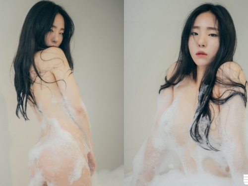 國王的新衣！「白嫩美乳正妹」上空泡泡衣超香豔，「一絲不掛」詮釋冷豔的激情！