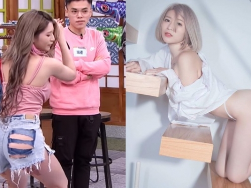 噴鼻血！美尻正妹「柔 E」上節目穿「超犯規短褲」做深蹲...邪惡視角讓網友嗨翻