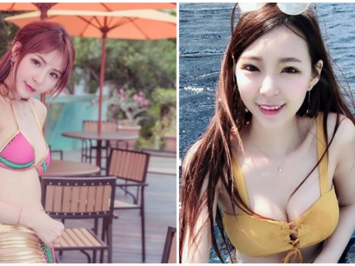 「氣質正妹」在海邊曬出長腿與飽滿美乳，在綜藝節目上成為最美焦點！