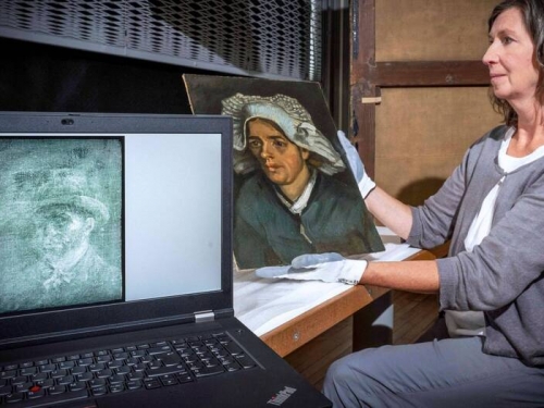 隱藏的梵谷自畫像 137年後照X光重現人世