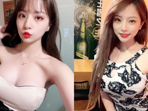 正妹「諶多芬」旗袍裝曲線超優，緊身設計「胸型好明顯」！