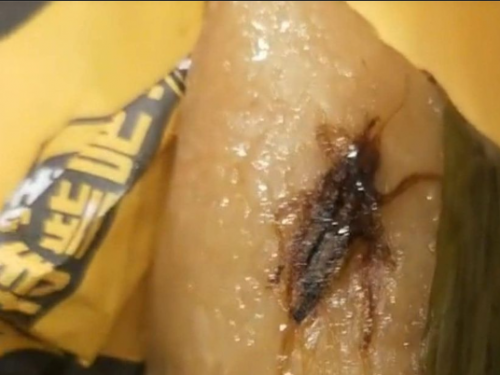 肉粽驚見「巨大油蔥酥」 網友見照崩潰