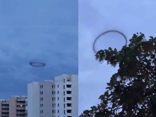 外星人造訪？柏林上空驚現「神秘黑圈」 詭異飄浮影片瘋傳