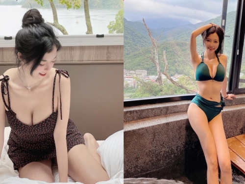 辣妹「羅莉」穿低胸裝體驗露營車，「優質的修長美腿」太逆天！