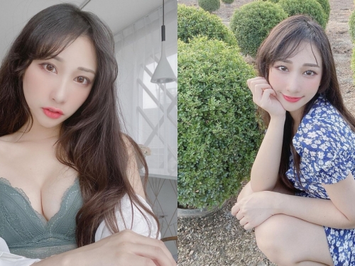 正妹「岑晴晴」窈窕曲線配超甜臉蛋，性感內衣展現「超白皙嫩乳」！