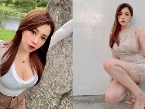 正妹直播主「吉寶」洋裝造型散發甜美氣息  一轉身原來還暗藏「E 級亮點」